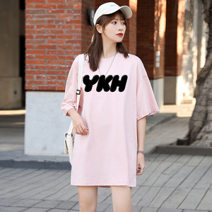 T-shirts à épaules tombantes de 200 grammes, chemises pour femmes grandes tailles, personnalisez votre propre design, impression, broderie, logo, t-shirts pour femmes - Product Image 6