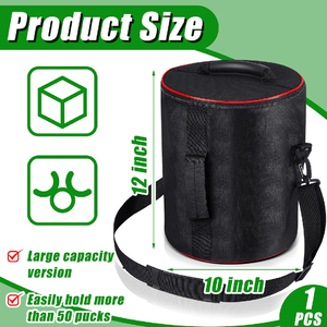 Bolsa de Hockey sobre Hielo Personalizada con Logotipo y Tamaño, Bolsa de Gran Capacidad para Discos de Hockey sobre Hielo, en Venta en Línea - Product Image 2
