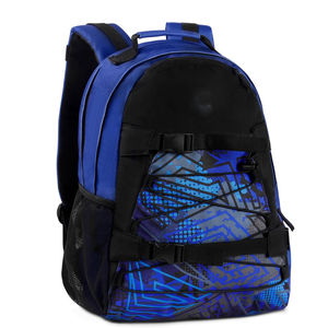 Fletcher Casual Sports <b>Backpack</b> Softback Zipper Closure Unisex <b>18L</b> Nylon Material Breathable PANELLED Pattern Daily Use - Product Image 3