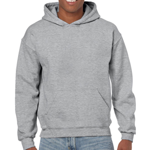 Men's Winter Hoodie Solid Color Kangaroo Pocket Elastic Drawstring Adjustment Casual Sporty Style <b>Zip</b> Closure 100% Digital - Product Image 5