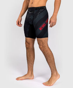 Pantalones Cortos de MMA con Diseño de Logotipo Negro Personalizado, Material de Spandex para Peleas, Boxeo, Grappling, Artes Marciales, Servicio OEM - Product Image 3