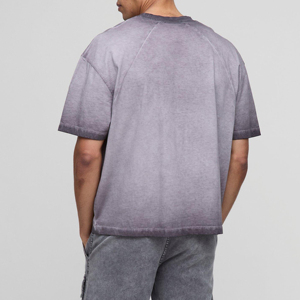 High Quality Fully Customized Men Acid Wash T Shirt in Multi Colors / Summer Wear New Fashionable Men Acid Wash T Shirt - Product Image 4
