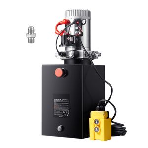 Centralina Idraulica Monofase da 12 Quarti, Portata 0,91 GPM, Pressione Massima 3200 PSI per Cilindri Idraulici di Rimorchi Ribaltabili - Product Image 4