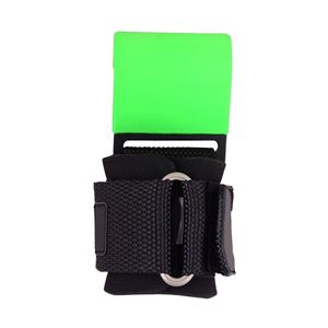 Crochets de musculation en néoprène vert avec sangles de poignet rembourrées, antidérapants et réglables pour haltérophilie et fitness – Fabrication OEM - Product Image 2