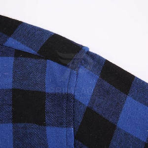 Chemise en flanelle pour homme 100% coton, manches longues, décontractée, boutonnée, pour l'été - Product Image 4