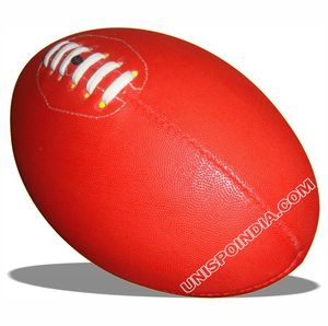 Ballon de football australien en cuir - Product Image 3