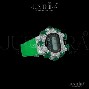 Reloj Thorns Bezel G-Shock con Diamantes Moissanite VVS Premium, Halo de Llama, Reloj de Pulsera de Moda Premium, Precio Más Bajo de la Historia - Product Image 3