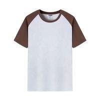 Hot T-<b>shirt</b> Custom logo Cotton Shoulder <b>Patchwork</b> Round Neck Vintage Model Parent-child Clothing Short Sleeve T <b>shirts</b> - Product Image 3