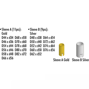 Kit de 26 Piezas Universal para Extraer e Instalar Cojinetes y Bujes - Product Image 3