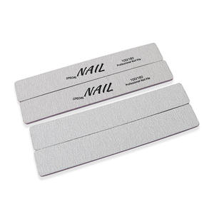 Custom Logo Floral Design <b>Nail</b> File 100/120 100/180 180/240 Precision Manicure Tool Plastic Smooth Tip - Product Image 3