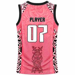 Conjuntos de Uniformes de Baloncesto Sublimados Personalizados al por Mayor, Manga Corta, 100% Poliéster, para Todas las Temporadas, Impresión Personalizada, Diseño de Kit Completo - Product Image 3