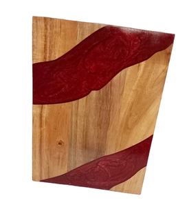 Planche à découper en bois et résine époxy robuste Planche à découper professionnelle pour les cuisines de restaurants et d'hôtels Planche de service - Product Image 2