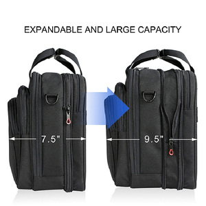 Sac pour ordinateur portable unisexe personnalisé, grande capacité, doux, durable, en coton/nylon/polyester, léger, pour le travail, les activités de plein air et le bureau - Product Image 2