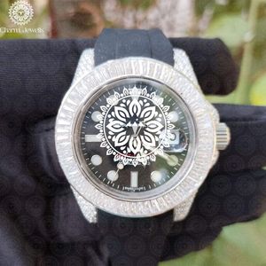 Reloj de Lujo para Mujer Charm_Jewells, Acero Inoxidable, Esfera Redonda de 38 mm, Cristal de Zafiro, Cuarzo Analógico, Correa de Silicona, Luminoso - Product Image 1