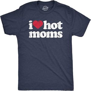 T-shirt col rond 100% coton imprimé, coupe régulière, écologique, pour hommes et femmes, I Love My Dad, I Heart My Dad, Fête des Pères - Product Image 1