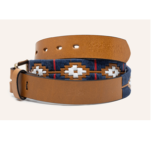 Ceintures Polo en Cuir Faites à la Main de Qualité Supérieure avec Fil Multicolore – Ceintures Polo en Cuir de Designer pour Hommes – Commande en Gros - Product Image 2