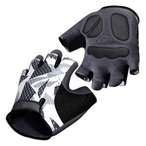 Guantes de Ciclismo Unisex de Cuero Vacuno Auténtico al por Mayor - Guantes de Gimnasio Acolchados de Piel de Vaca con Cierre Rápido y Color Personalizable - Product Image 1