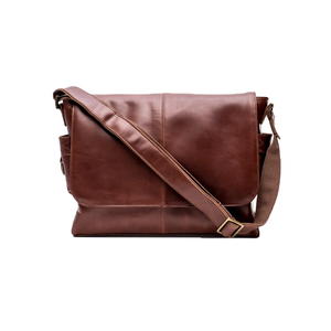 Genuine <b>Leather</b> Unisex Vintage Crossbody Shoulder <b>Messenger</b> <b>Bag</b> Durable High Quality Buckle Closure Customizable Casual Business - Product Image 6