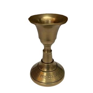 Antique Brass Metal <b>Candle</b> Holder Set Luxury New Design Vintage Iron Casting Table Top Stands <b>Tapered</b> <b>Candle</b> Jars - Product Image 1