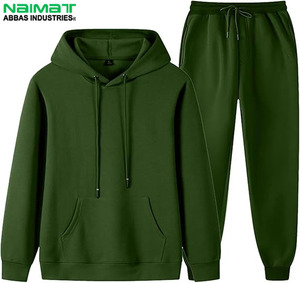 Conjunto de chándal de lujo de punto acanalado para hombre: Top elegante de manga larga y pantalón suave, cómodo y acogedor para el día a día. - Product Image 4