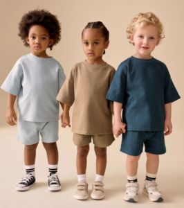 Conjunto de Ropa de Verano para Niños, Conjunto de Pantalones Cortos y Camiseta de Algodón, Ropa Térmica para Bebés, Estilo Moderno y a la Moda, 2 Piezas - Product Image 5