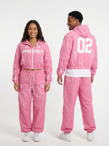 Conjunto Deportivo de Sudadera con Capucha y Pantalones Jogger, 100% Algodón, Transpirable, con Estampado Invernal, Personalizable, al por Mayor, OEM ODM - Product Image 2