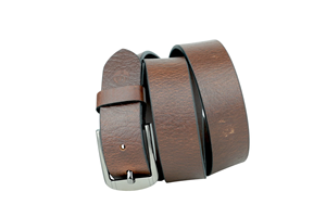 Cinturón de Cuero 100% Genuino para Mujer y Hombre, Cinturón Clásico de Cuero Vacuno con Hebilla Cuadrada Plegable, Casual/Formal - Product Image 4