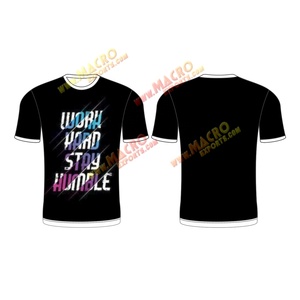 Camiseta de gimnasio de secado rápido de rendimiento sin costuras para hombre, camisetas personalizadas al por mayor transpirables con estampado informal - Product Image 1