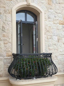 Barandilla de Balcón de Hierro Forjado Decorativa de Lujo, Diseño Personalizado de Alta Calidad, Hierro Europeo Hecho en Vietnam, Villas, Mansiones/Elegante - Product Image 4