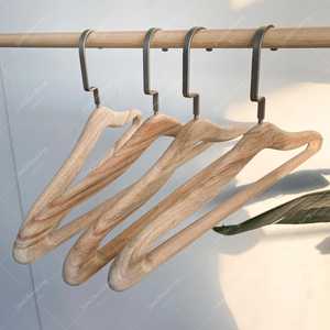Khadim Handicrafts <b>Wooden</b> Clothing Organizer Stainless Steel <b>Hooks</b> Non-Slip Modern Design Flexible <b>Coats</b>/Shirts Single Wardrobe - Product Image 4