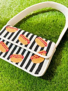 Bolso de hombro bordado con peces amarillos, punto de cruz, artesanía, regalo - Product Image 6