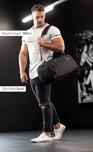 กระเป๋าเดินทางกีฬากลางแจ้ง Bigwood Sport แฟชั่นทันสมัย ผ้าฝ้าย ขนาด 30-40 ลิตร น้ำหนักเบา ปิดด้วยซิปตาข่าย เหมาะสำหรับกีฬาว่ายน้ำ - Product Image 3