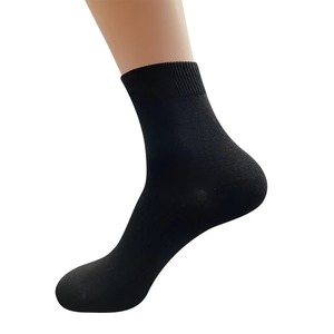 Custom Crew <b>Socks</b> Solid Color Cotton Breathable Logo Print Cuff For Adults Daily Casual Wear Autumn Season - Product Image 2