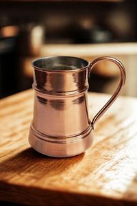 Mug en cuivre avec poignée, style vintage, vaisselle pour la salle à manger - Product Image 1