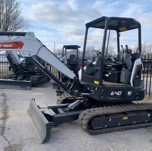 Mini-excavatrice Bobcat E40 de haute qualité à prix d'usine, 4 tonnes, compacte, avec cabine fermée, moteur Kubota, hydraulique auxiliaire - Product Image 1