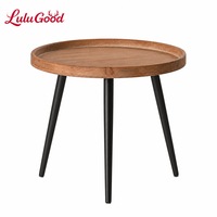 Table basse en bois massif acajou au design simple et durable, style postmoderne, pour salon