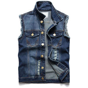 Chaleco de Mezclilla Reversible de Lana para Invierno, Chaleco sin Mangas para Hombre, Impermeable, Cortavientos, de Secado Rápido, Ropa Exterior de Alta Calidad - Product Image 1