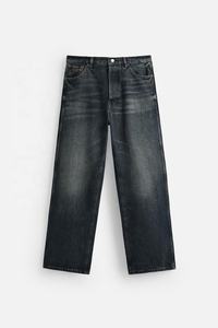 Pantalones Vaqueros Largos de Mezclilla para Hombre, Corte Recto, Spandex, Cintura Media, Casuales, Transpirables, Lavado Químico, Estilo Moderno, Alta Calidad, OEM Personalizado - Product Image 5