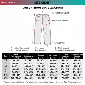 Jeans Holgados Personalizados OEM para Hombre, Talla Grande, 14oz, 100% Algodón, Denim Crudo Negro, Estilo Urbano, Logotipo Bordado, Botones con Efecto Desgastado - Product Image 6