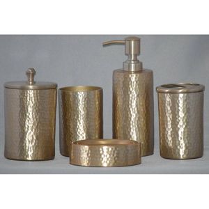 Ensemble de salle de bain en laiton pour salles de bain à forte humidité et pour une utilisation quotidienne durable à la maison - Product Image 4
