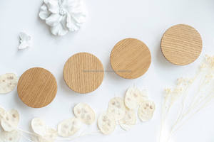 Acacia <b>Wood</b> Mermaid Whale Dolphin-Shaped Wall Hooks Knob-Style Clothing Hangers in Unique Design - Product Image 3