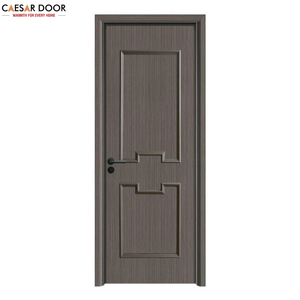 Portes intérieures en bois WPC pour l'intérieur de la maison, bureau, porte composite en bois pour les toilettes, salle de bain, portes à panneaux pré-montées en nid d'abeille - Product Image 1