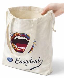 Sacs de shopping en coton 100% de haute qualité, prix bas, best-seller, sac à longues poignées avec logo personnalisé imprimé - Product Image 5