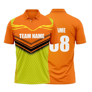 Hot Sale Men's Breathable Anti-Bacterial Quick Dry Cricket Shirt Jersey for Fitness Workout Training <b>Table</b> <b>Tennis</b> - Product Image 5