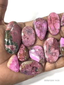 Cobalto Rosa Natural Chelsite, Gema Suelta en Cabujón, Formas y Tamaños Variados, Aproximadamente de 20 a 30 mm - Product Image 5