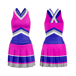 Uniforme de Animadoras para Adultos, Diseño Deportivo con Estampado Digital, Nuevo, Spandex/Poliéster, Secado Rápido, Antibacterial, 220g, Sublimación - Product Image 1