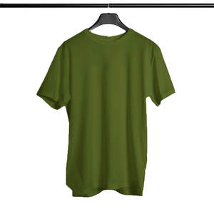 NOUVEAU T-shirt Homme Oversize en Coton Tricoté à Col Rond, Séchage Rapide, Respirant, Uni, Décontracté, Luxe, Écologique, Anti-Bactérien, Été - Product Image 2