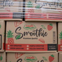 Meilleur produit Smoothie 500ml bouteille échantillon gratuit jus de fruits tropicaux ODM OEM NAWON vente en gros usine au Vietnam GMP ISO HALAL