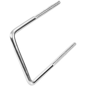 Support de roue de secours en U zingué, capacité 160 lb, pour roues à 4-5 goujons, fixation latérale avec verrou pour accessoires de contrôle de cargaison - Product Image 1