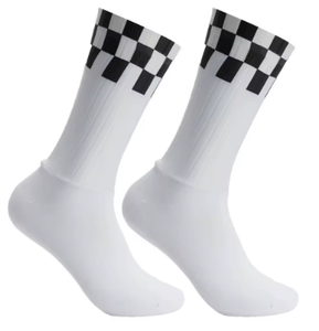 Black Crew <b>Socks</b> with <b>White</b> Stripes Breathable Anti-Slip All Seasons Outdoor Sports - Product Image 6